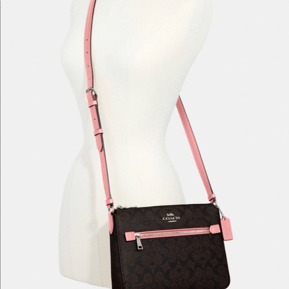 Coach Gallery File Bag In Signature Canvas, Nwot - image 3